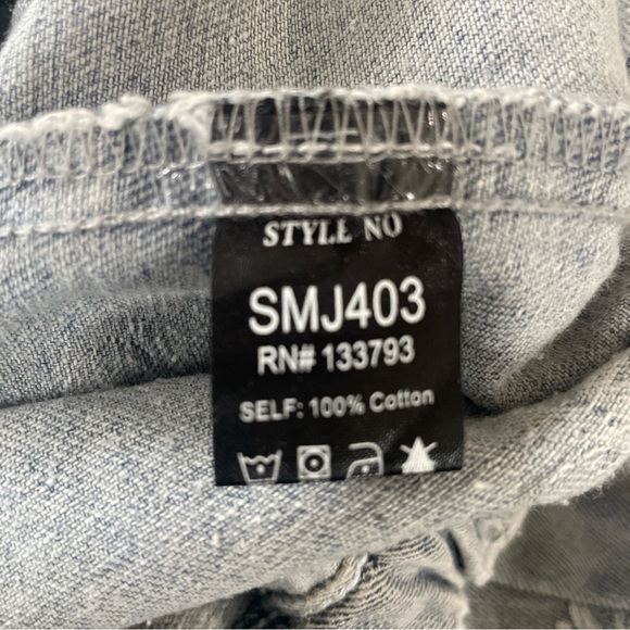 POL Women's Denim Jacket with Butterfly Design - Picture 11 of 11